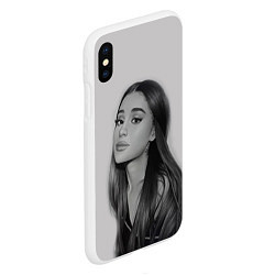 Чехол iPhone XS Max матовый Ariana Grande Ариана Гранде, цвет: 3D-белый — фото 2