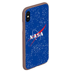 Чехол iPhone XS Max матовый NASA, цвет: 3D-коричневый — фото 2