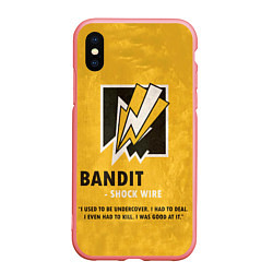 Чехол iPhone XS Max матовый Bandit R6s, цвет: 3D-баблгам