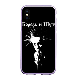 Чехол iPhone XS Max матовый Король и Шут Анархия спина