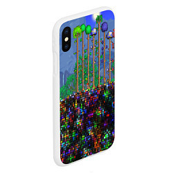 Чехол iPhone XS Max матовый TERRARIA, цвет: 3D-белый — фото 2