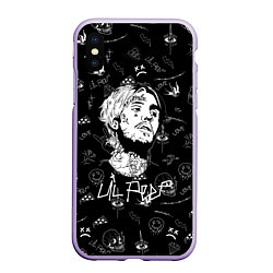 Чехол iPhone XS Max матовый LIL PEEP