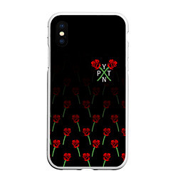 Чехол iPhone XS Max матовый Payton Moormeier: TikTok, цвет: 3D-белый
