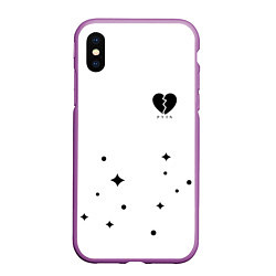 Чехол iPhone XS Max матовый ТИКТОКЕР - PAYTON MOORMEIE, цвет: 3D-фиолетовый