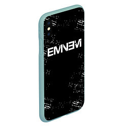 Чехол iPhone XS Max матовый EMINEM, цвет: 3D-мятный — фото 2