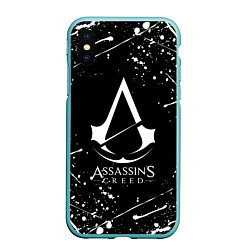 Чехол iPhone XS Max матовый ASSASSINS CREED, цвет: 3D-мятный