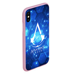 Чехол iPhone XS Max матовый ASSASSINS CREED, цвет: 3D-розовый — фото 2