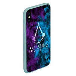 Чехол iPhone XS Max матовый Assassin's Creed, цвет: 3D-мятный — фото 2
