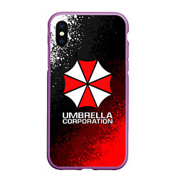 Чехол iPhone XS Max матовый UMBRELLA CORP