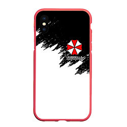 Чехол iPhone XS Max матовый UMBRELLA CORP