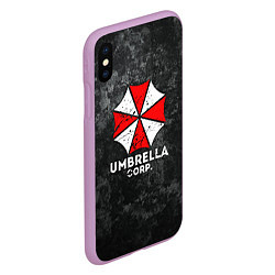 Чехол iPhone XS Max матовый UMBRELLA CORP, цвет: 3D-сиреневый — фото 2