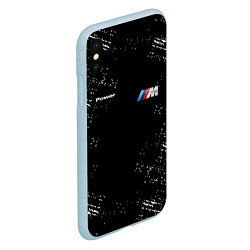 Чехол iPhone XS Max матовый BMW, цвет: 3D-голубой — фото 2