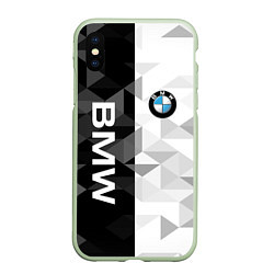 Чехол iPhone XS Max матовый BMW, цвет: 3D-салатовый