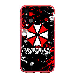 Чехол iPhone XS Max матовый UMBRELLA CORPORATION, цвет: 3D-красный