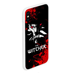 Чехол iPhone XS Max матовый THE WITCHER, цвет: 3D-белый — фото 2