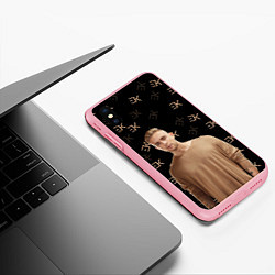 Чехол iPhone XS Max матовый Егор Крид, цвет: 3D-баблгам — фото 2