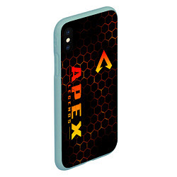 Чехол iPhone XS Max матовый APEX LEGENDS, цвет: 3D-мятный — фото 2