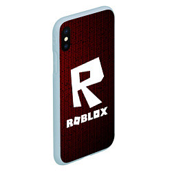 Чехол iPhone XS Max матовый Roblox, цвет: 3D-голубой — фото 2