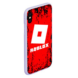 Чехол iPhone XS Max матовый ROBLOX, цвет: 3D-светло-сиреневый — фото 2