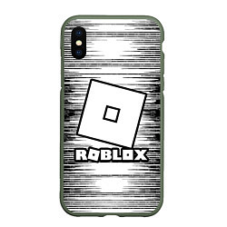 Чехол iPhone XS Max матовый Roblox