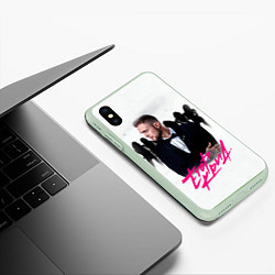 Чехол iPhone XS Max матовый ЕГОР КРИД, цвет: 3D-салатовый — фото 2