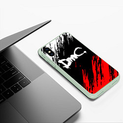 Чехол iPhone XS Max матовый DEVIL MAY CRY DMC, цвет: 3D-салатовый — фото 2