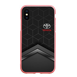 Чехол iPhone XS Max матовый TOYOTA, цвет: 3D-баблгам