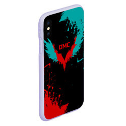 Чехол iPhone XS Max матовый DMC, цвет: 3D-светло-сиреневый — фото 2