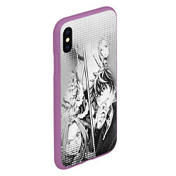 Чехол iPhone XS Max матовый The Rising of the Shield Hero, цвет: 3D-фиолетовый — фото 2