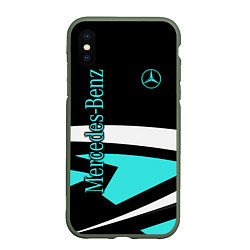 Чехол iPhone XS Max матовый Mercedes-Benz