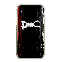 Чехол iPhone XS Max матовый DEVIL MAY CRY, цвет: 3D-салатовый