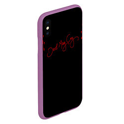 Чехол iPhone XS Max матовый DEVIL MAY CRY, цвет: 3D-фиолетовый — фото 2