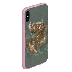 Чехол iPhone XS Max матовый Ard Skellig, цвет: 3D-розовый — фото 2
