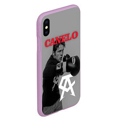 Чехол iPhone XS Max матовый Canelo, цвет: 3D-сиреневый — фото 2