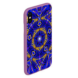 Чехол iPhone XS Max матовый GEOMETRY PSY, цвет: 3D-фиолетовый — фото 2