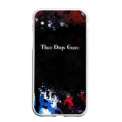 Чехол iPhone XS Max матовый THREE DAYS GRACE, цвет: 3D-белый