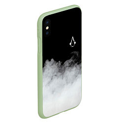 Чехол iPhone XS Max матовый Assassin??s Creed, цвет: 3D-салатовый — фото 2