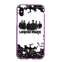 Чехол iPhone XS Max матовый LINKIN PARKспина