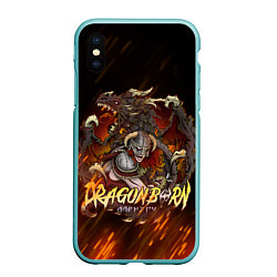 Чехол iPhone XS Max матовый THE ELDER SCROLLS, цвет: 3D-мятный