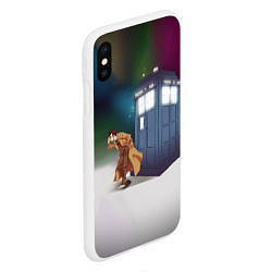 Чехол iPhone XS Max матовый THE DOCTOR, цвет: 3D-белый — фото 2