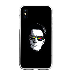 Чехол iPhone XS Max матовый Twin Peaks, цвет: 3D-белый