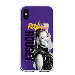 Чехол iPhone XS Max матовый Ronda Rousey