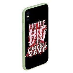 Чехол iPhone XS Max матовый Little Big, цвет: 3D-салатовый — фото 2