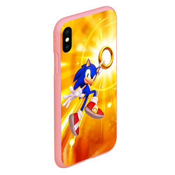 Чехол iPhone XS Max матовый Sonic, цвет: 3D-баблгам — фото 2