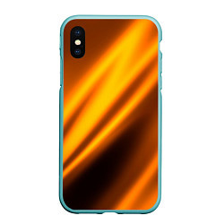 Чехол iPhone XS Max матовый Луч, цвет: 3D-мятный