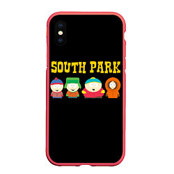 Чехол iPhone XS Max матовый South Park