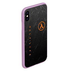 Чехол iPhone XS Max матовый HALF-LIFE, цвет: 3D-сиреневый — фото 2