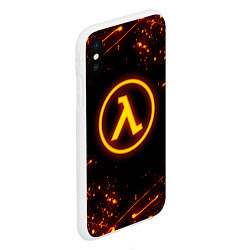 Чехол iPhone XS Max матовый HALF-LIFE 3, цвет: 3D-белый — фото 2