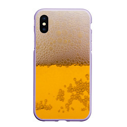 Чехол iPhone XS Max матовый Пиво