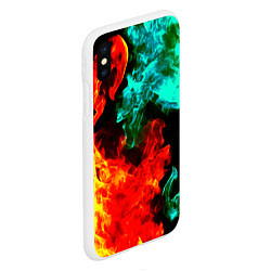Чехол iPhone XS Max матовый БИТВА ОГНЕЙ, цвет: 3D-белый — фото 2